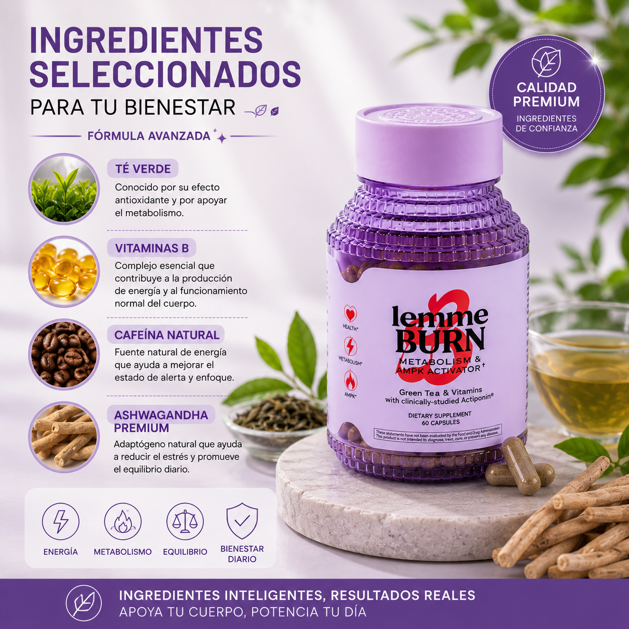 Lemme Burn™ | Soporte Metabólico Natural